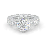 Supernova II - Ludovic Moissanite Ring (3-Carat Main Stone)