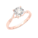Mountain Style Wedding Set ( Rose Gold )