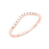 Mountain Style Wedding Set ( Rose Gold )