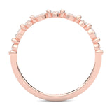 Ludovic Art Style Wedding Set (Rose Gold )