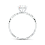 The Detour Moissanite Engagement Ring (14k Solid Gold)