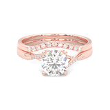 Mountain Style Wedding Set ( Rose Gold )