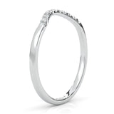 The Elated Palm Moissanite Wedding Band