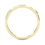 Unique Twist Wedding Band ( Yellow Gold )