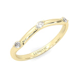 Unique Twist Wedding Band ( Yellow Gold )