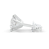 Moissanite Stud Earring - 2.0 TCW  (14k Solid Gold)