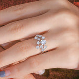 The Quiet Blessing Moissanite Engagement Ring (14k Solid Gold)