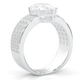 Pear Cut Moissanite Cocktail Ring (14k Solid Gold)