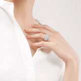 The Princess Halo Cluster Cocktail Ring (14k Solid Gold)