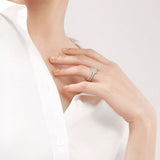 The Luminous II Moissanite Wedding Set