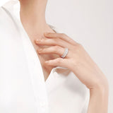 Classic Three-Stone Wedding Set