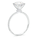 Hidden Halo Lab-Grown Diamond Ring (14k Solid Gold)