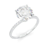 Hidden Halo Lab-Grown Diamond Ring (14k Solid Gold)