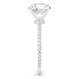 Hidden Halo Lab-Grown Diamond Ring (14k Solid Gold)