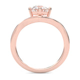 Anémone Solitaire Engagement Ring ( Rose Gold 14K )