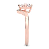 Anémone Solitaire Engagement Ring ( Rose Gold 14K )