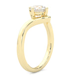 Anémone Solitaire Engagement Ring ( Yellow Gold 14K)