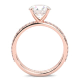The Crystals Moissanite Wedding Set ( Rose Gold )