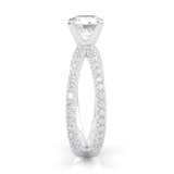 Galaxy Stars Moissanite Engagement Ring (14k Solid Gold)