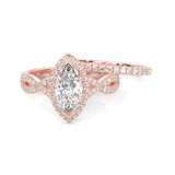 Wedding Set 4 ( Rose Gold )