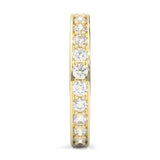 The Dearest Vigor Moissanite Eternity Ring ( Yellow Gold )