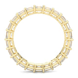 The Scented Belle Moissanite Eternity Ring ( Yellow Gold )