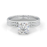 The Classic Moissanite Wedding Set