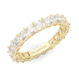 The Scented Belle Moissanite Eternity Ring ( Yellow Gold )