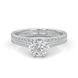 The Luminous II Moissanite Wedding Set