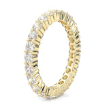 The Peace Passion Moissanite Eternity Ring ( Yellow Gold )