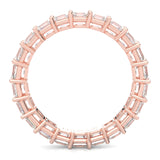 The Scented Belle Moissanite Eternity Ring ( Rose Gold )