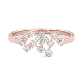 The Quiet Blessing Moissanite Engagement Ring ( Rose Gold 14K )