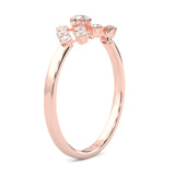The Quiet Blessing Moissanite Engagement Ring ( Rose Gold 14K )