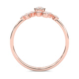 The Quiet Blessing Moissanite Engagement Ring ( Rose Gold 14K )