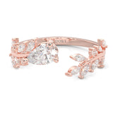 The Splendor Of Nature Wedding Band ( Rose Gold 14k)