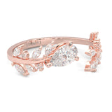 The Splendor Of Nature Wedding Band ( Rose Gold 14k)