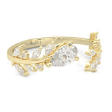 The Splendor Of Nature Wedding Band ( Yellow Gold 14k)