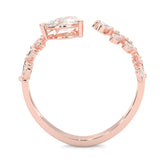 The Splendor Of Nature Wedding Band ( Rose Gold 14k)