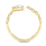 The Splendor Of Nature Wedding Band ( Yellow Gold 14k)