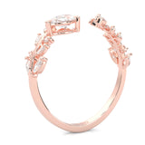 The Splendor Of Nature Wedding Band ( Rose Gold 14k)
