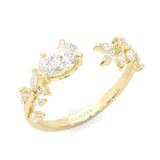 The Splendor Of Nature Wedding Band ( Yellow Gold 14k)