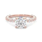The Impossible Star Moissanite Engagement Ring ( Rose Gold 14K )