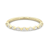 Ludovic Art Style Wedding Set ( Yellow Gold )