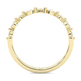 Ludovic Art Style Wedding Set ( Yellow Gold )