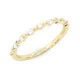 Ludovic Art Style Wedding Set ( Yellow Gold )