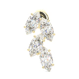 Wedding Stud Earrings ( Yellow Gold 14k )