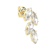 Wedding Stud Earrings ( Yellow Gold 14k )