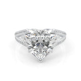 Evelora Ring Moissanite Engagement (14k Solid Gold)