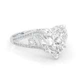 Evelora Ring Moissanite Engagement (14k Solid Gold)