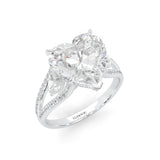 Evelora Ring Moissanite Engagement (14k Solid Gold)